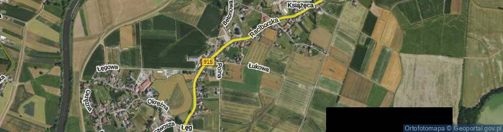 Zdjęcie satelitarne Łukowa ul.